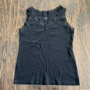 Karen Scott lace tank